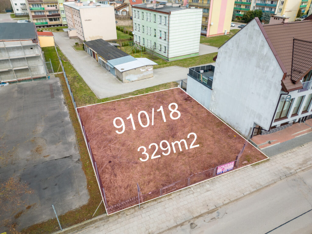 Działka inwestycyjna pod usługi- mieszkanie, 115tys+vat, centrum Gołdapi